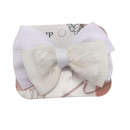 Заколка-бант "Princess", 10 см (PD0144)