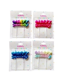 Свеча для торта, 12,5*13,5 см (ML-1858)