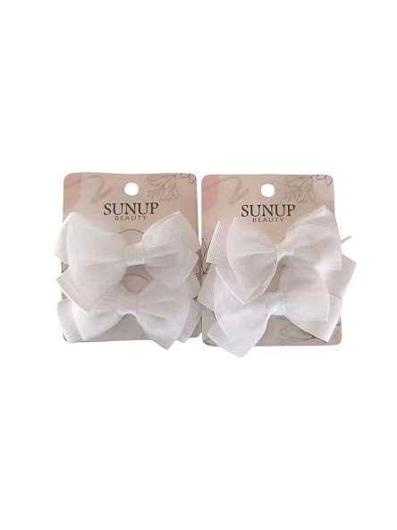 Бант для волос на резинке,  2 шт, 7*5 см (ML-1998)