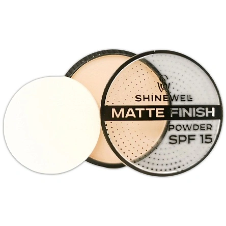 SHINEWELL Пудра матирующая SPF15 Артикул FLD2-01 10 г