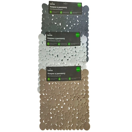 Коврик в раковину противоскользящий "Stones", 29,5*29,5 см (ML-2338)