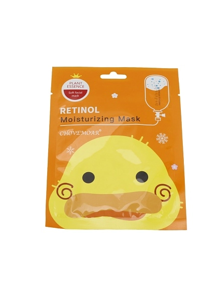 CHOVEMOAR Маска для лица тканевая с ретинолом (увлажняющая) арт. РА636/5