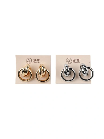 Серьги "Lady", 3 см (PZ132)