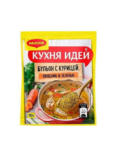 Магги Кухня идей бульон куриный 90г