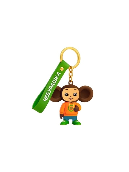 Брелок с ремешком Чебурашка, микс