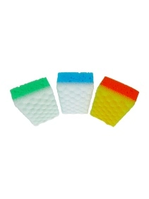 Губка для тела ТЕТ 150х90 мм с профильным массажным слоем