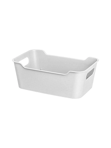 Корзинка универсальная "Mango" 1.5л. 190х140х80мм (белый)