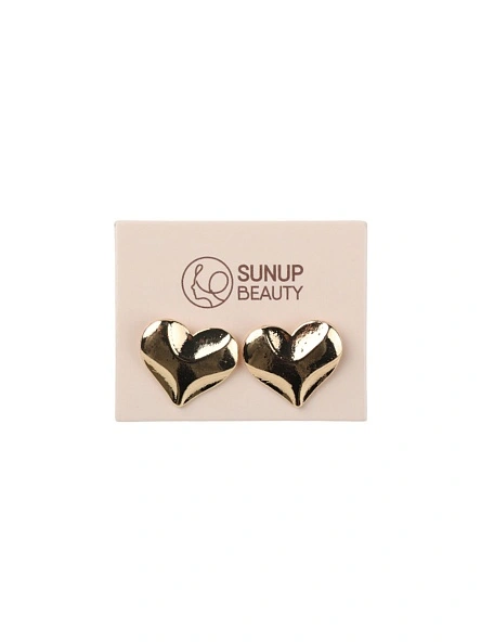 Серьги "Hearts", 2 см (PZ130)