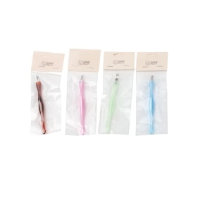 Триммер для кутикул, металл, пластик, 10,5 см, микс цвета 