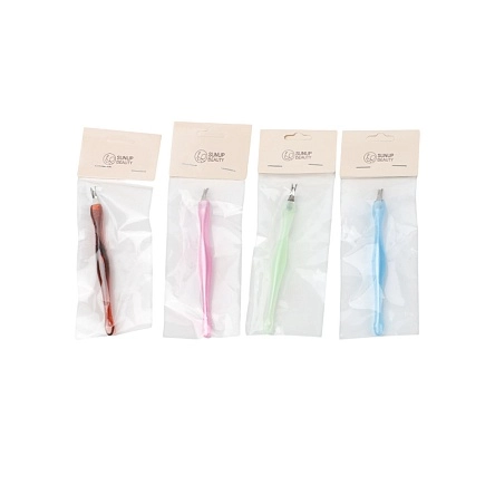 Триммер для кутикул, металл, пластик, 10,5 см, микс цвета 