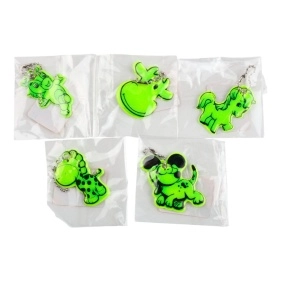 Подвеска-брелок 4х6см, микс дизайнов, пластик