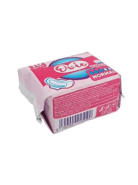 Гигиенические прокладки Ovio нормал (normal), 10 шт, 3 капли (MD2318-2)
