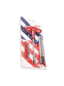 Набор инструментов: отвертка с Т-образной ручкой и битами, нож пистолетный с выдвижным лезвием