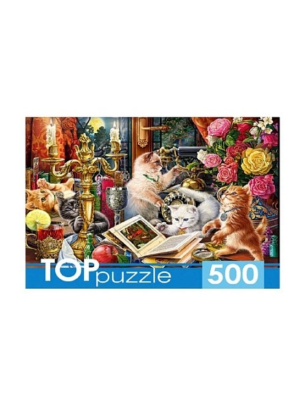 TOPpuzzle. ПАЗЛЫ 500 элементов в асссортименте. ФМ 10шт.