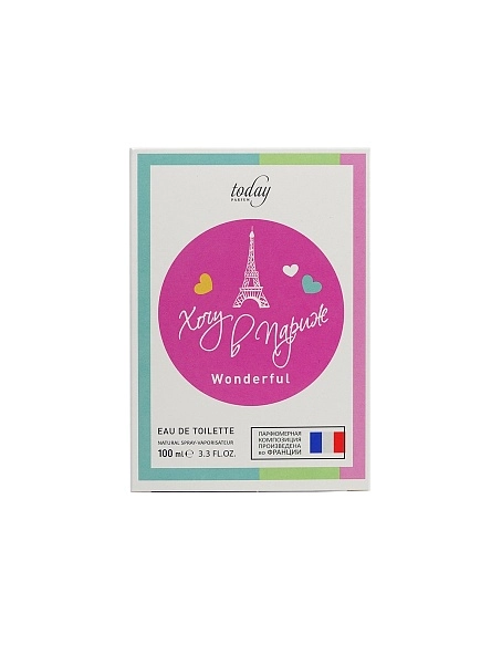 Т.в. жен. Хочу в Париж Wonderful, 100 мл