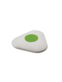 Ластик "STAFF" College, 35х35х10мм, треугольный, пласт.держатель