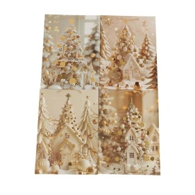 Пакет подарочный Снежный вальс, "Волшебство", 30*41,5*12 см (XNYS-499)