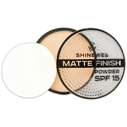 SHINEWELL Пудра матирующая SPF15 Артикул FLD2-03 10 г