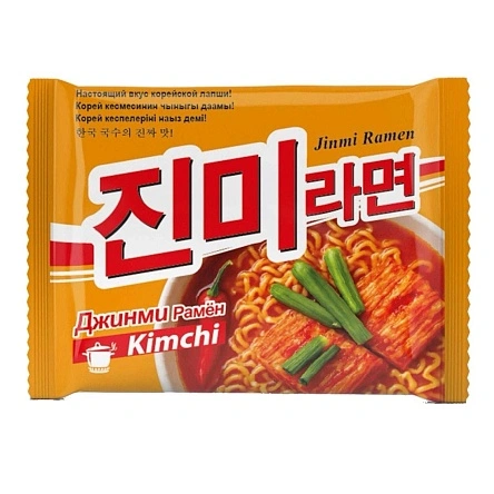 Лапша б/п "Jinmi Ramen Kimchi" (Кимчи) 110г