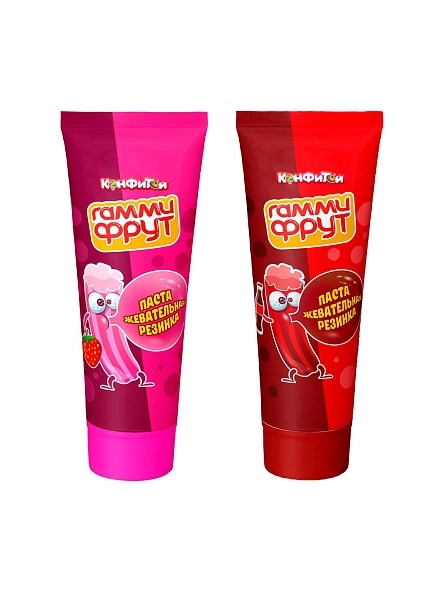 Жидкая жевательная резинка (ГАММИ ФРУТ) со вкусом клубники,  колы 20г