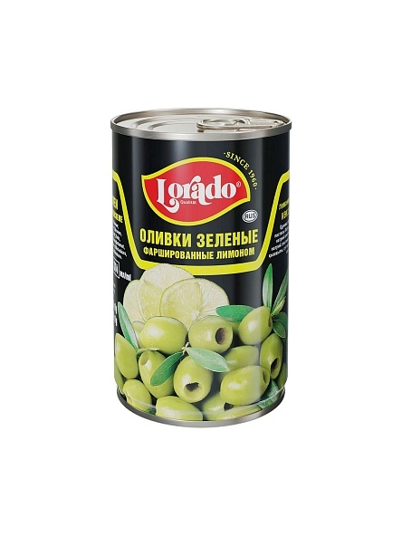 Оливки зел. Фарш. лимоном  "Lorado"  300г