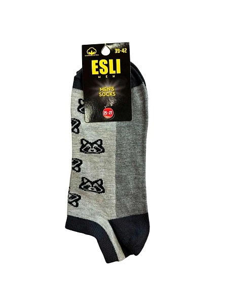 Носки мужские ESLI ультрокороткие р.25-27, цвет Ассорти
