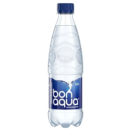 Вода питьевая газир. "Бонаква" сильног.", 0,5л