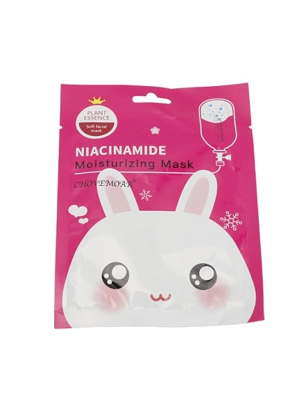 CHOVEMOAR Маска для лица тканевая с ниацинамидом (увлажняющая) арт. РА636/3