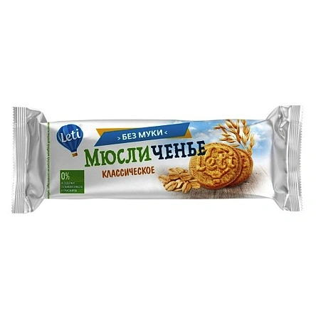 Продукт зерн. печёные мюсли «Мюсличенье» клас., 110 г