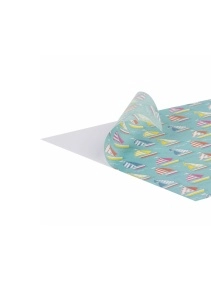 Бумага для скрапбукинга и декора "ОСТРОВ СОКРОВИЩ" Лето, цвет.рисов.бумага, 15*15см, самокл, 12л, 6 