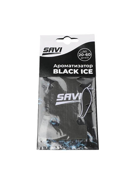 Ароматизатор в авто бумажный LG-05 Black Ice