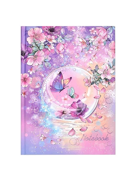 Записная книжка  140x200 мм, 80 л., в ас-те