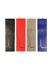 Пакет подарочный для вина "Несу праздник!", 11*38*11 см