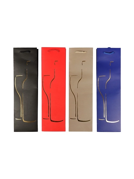 Пакет подарочный для вина "Несу праздник!", 11*38*11 см