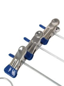 Набор вешалок для брюк, 30 см, 3 шт (металл)