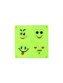 Наклейки со светоотражающим эффектом "Эмоджи", 4 шт, микс дизайна