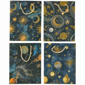Пакет подарочный"Stars, Moon, Sky", ТМ Fun party, 30*41,5*12 см (XNYS-047)