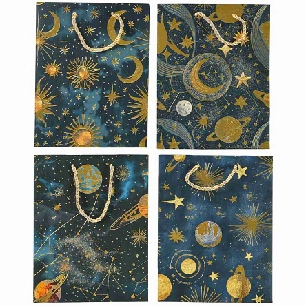 Пакет подарочный "Stars, Moon, Sky", ТМ Fun Party, 18*23*10 см (XNYS-045)