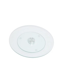 Блюдо вращающееся, прозрачное, 25 см