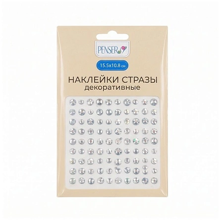 Наклейки-стразы декоративные, Penser, 15,5*10,8 cм (ML-3354)