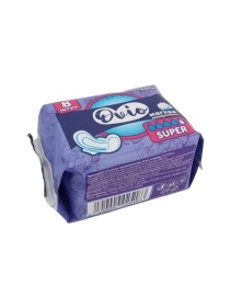 Прокладки женские гигиенические Ovio super, 8 шт, 4 капли (MD2318-1)