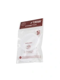Пуховки для макияжа, 2 шт, d=5,8 см, белый (AW-050)