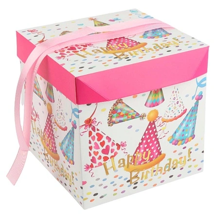 Коробка подарочная "Gift", 15*15*15 см (PI0027)