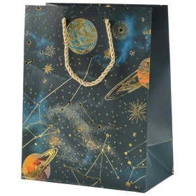 Пакет подарочный"Stars, Moon, Sky", ТМ Fun Party, 26*32*10 см (XNYS-046)