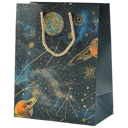 Пакет подарочный"Stars, Moon, Sky", ТМ Fun Party, 26*32*10 см (XNYS-046)
