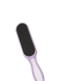 Терка для ног 2-х сторонняя, 25 см, наждачная основа, пластик 