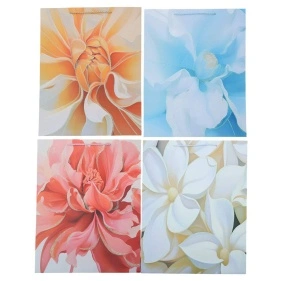 Пакет подарочный "Flowers", Fun party, 40*30*12 см (MO-355)