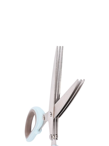 Ножницы кухонные для нарезки зелени + щетка для очистки