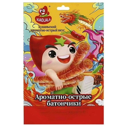 Снеки пшен. со вк. «Хунаньский ароматно-острый вкус» форма «Батончики», 40 г