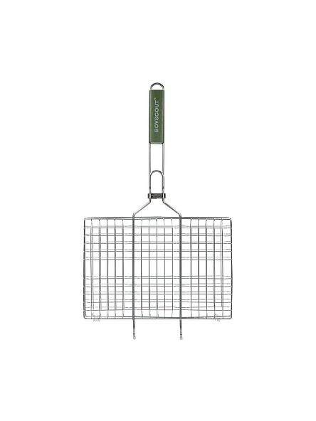 Решетка-гриль BOYSCOUT для 6 порций блюд, веер в ПОДАРОК, 54(+5)x33x22x2,5cм